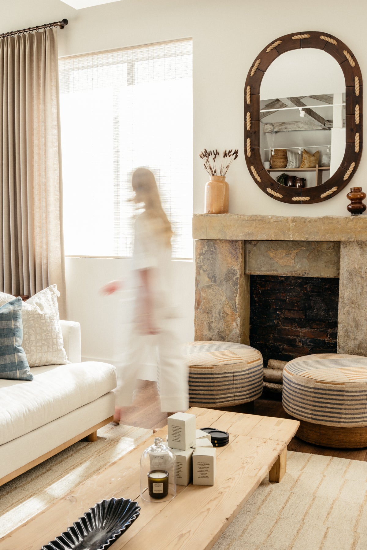 Inside the Elliott Cole Home showroom, featuring thoughtfully curated furniture, home décor, and interior design inspiration for residential spaces.