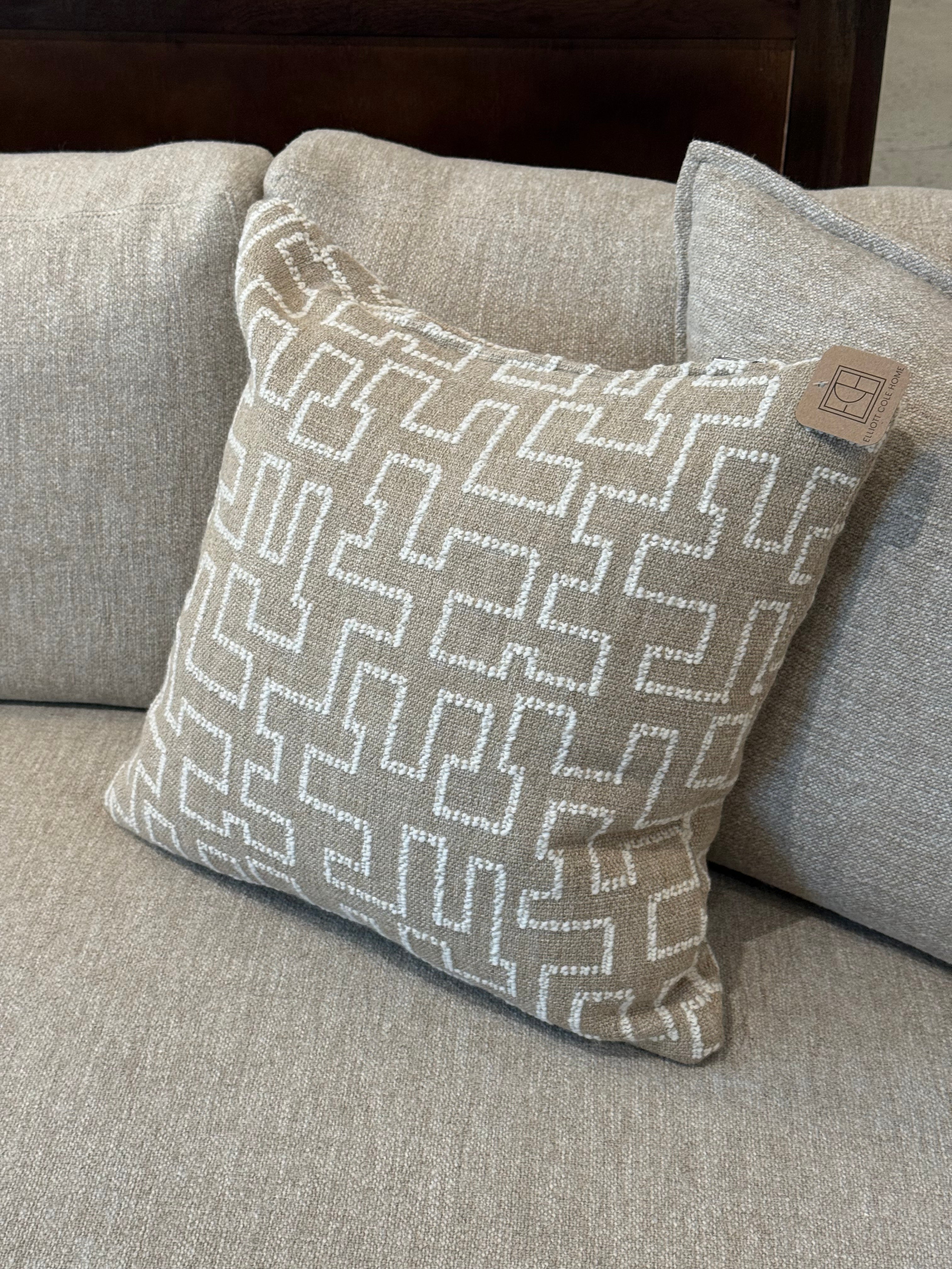 Montana Linen Pillow & Insert – Square – 19" x 19"