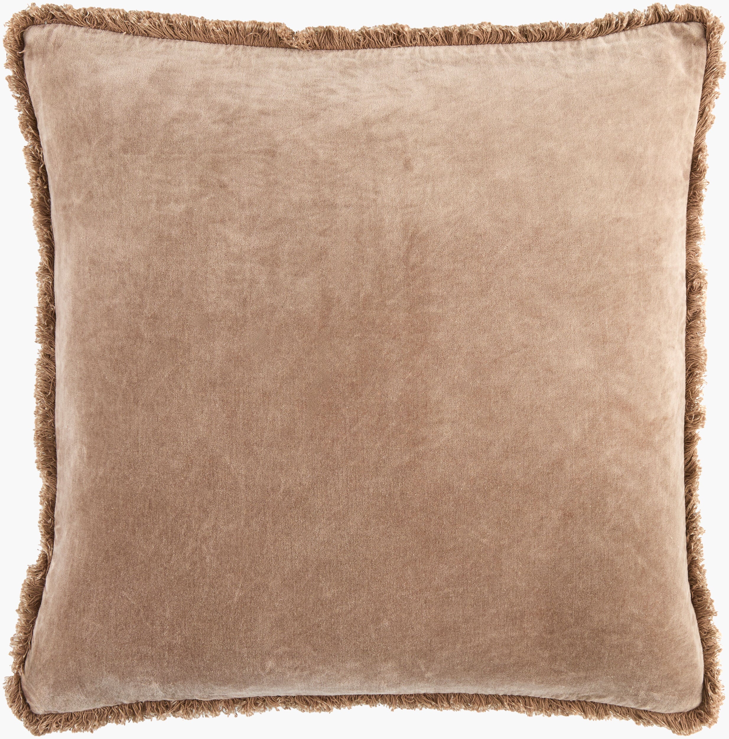 Surya – Pillow & Insert Bundle – Washed Cotton Velvet – 22" x 22"
